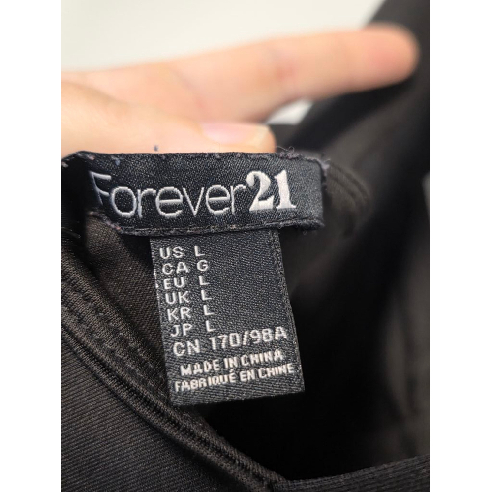 Women's Forever 21 Dress Size L Black - Picture 5 of 5